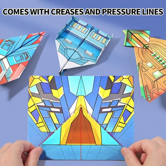 36pcs 3D Paper Airplane Folding Set- 36 Pre-Cut DIY Model Assembly, With Step-By-Step Guide, Suitable For Adults, Quickly Assemble 36 Different Planes, Birthday Party Favors, Christmas Gifts, Travel