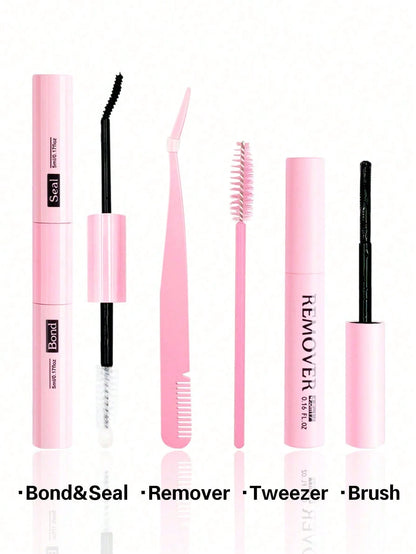 384pcs D-Curl Cluster False Eyelashes, Large Capacity Individual Lash Set, Thick Fluffy Wispy Mixed Styles, Long-Lasting Dense Makeup For Beginners