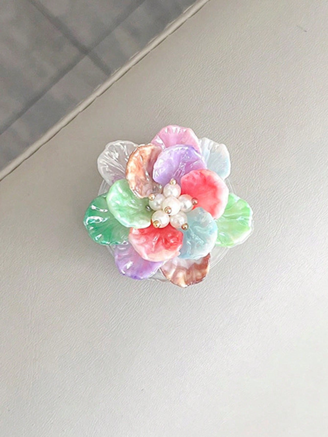3D Flower Phone Grip Stand, Compact Fresh Korean Style Expandable Desktop Air Cushion Holder, Suitable For IPhone & Android Phones, Birthday Gift, Friend Gift, Sliding Phone Holder, Phone Accessory