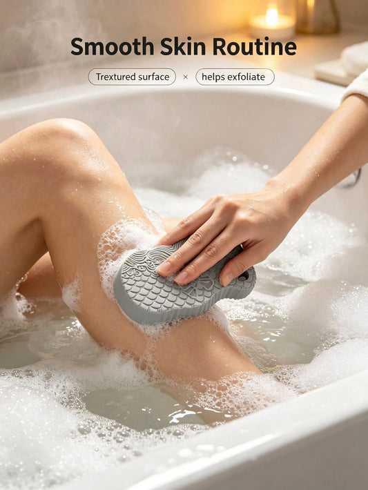 3D Magic Bath Sponge Body Exfoliator, Dead Skin Removal Peeling Sponge, Soft Massage Cleaning Bath Brush, Reusable Exfoliating Body Scrubber, African Net Sponge Substitute, Deep Clean Shower Sponge Fo