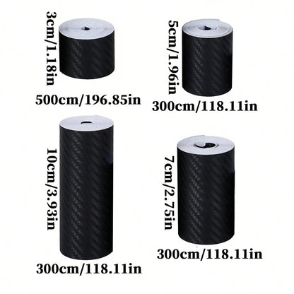3D Nano Carbon Fiber Car Door Edge Protector Tape, Waterproof Decorative Adhesive Protective Film Tape