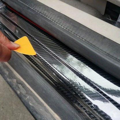 3D Nano Carbon Fiber Car Door Edge Protector Tape, Waterproof Decorative Adhesive Protective Film Tape