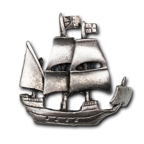 3D Pewter Mayflower Magnet