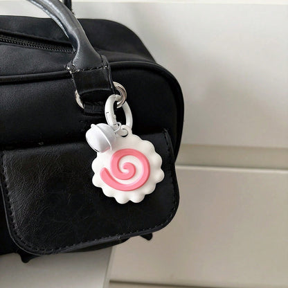 3D Silicone Cute Cartoon Fish Shaped Anti-Lost Protector Case Compatible With Apple AirTag, Suitable For AirTag Protection Cover/Tracker Protective Case/Keychain/Anti-Lost Device