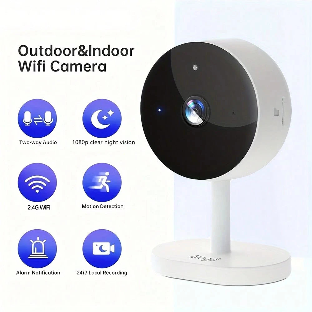 3MP HD Baby Sleep Monitor Monitoring Camera- Local Storage, Sound/Motion Detection, Bidirectional Audio, Night Vision, Information Reminder