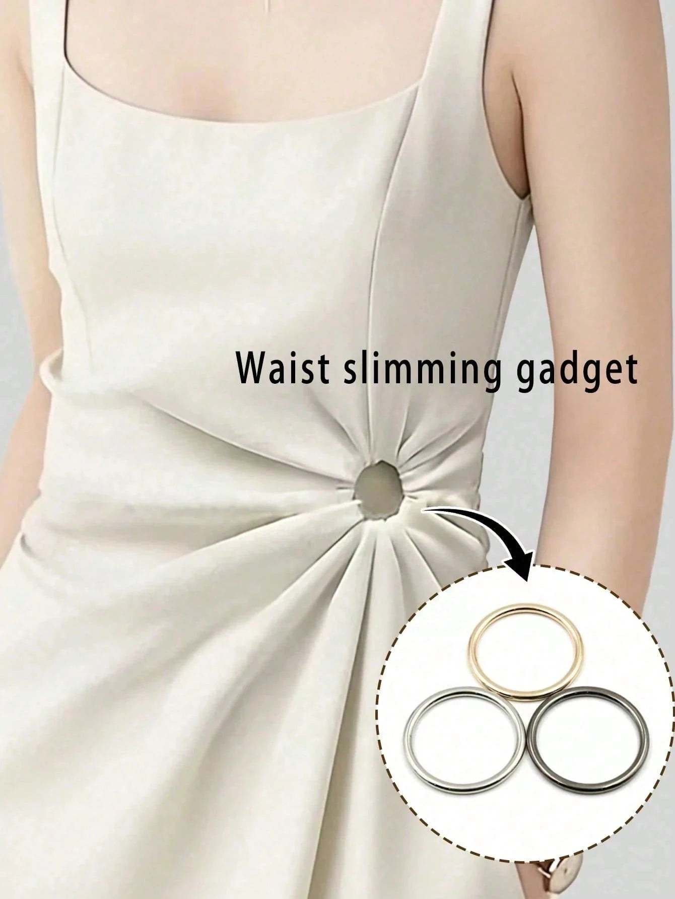 3pcs/1pc Adjustable Hem And Cuff Clips, No Sewing Required, Suitable For T-Shirts, Shirts, Dresses- Quick Adjustment Buckle, With Durable Multi-Color Clips, Clothing Fasteners, Convenient For DIY Alt