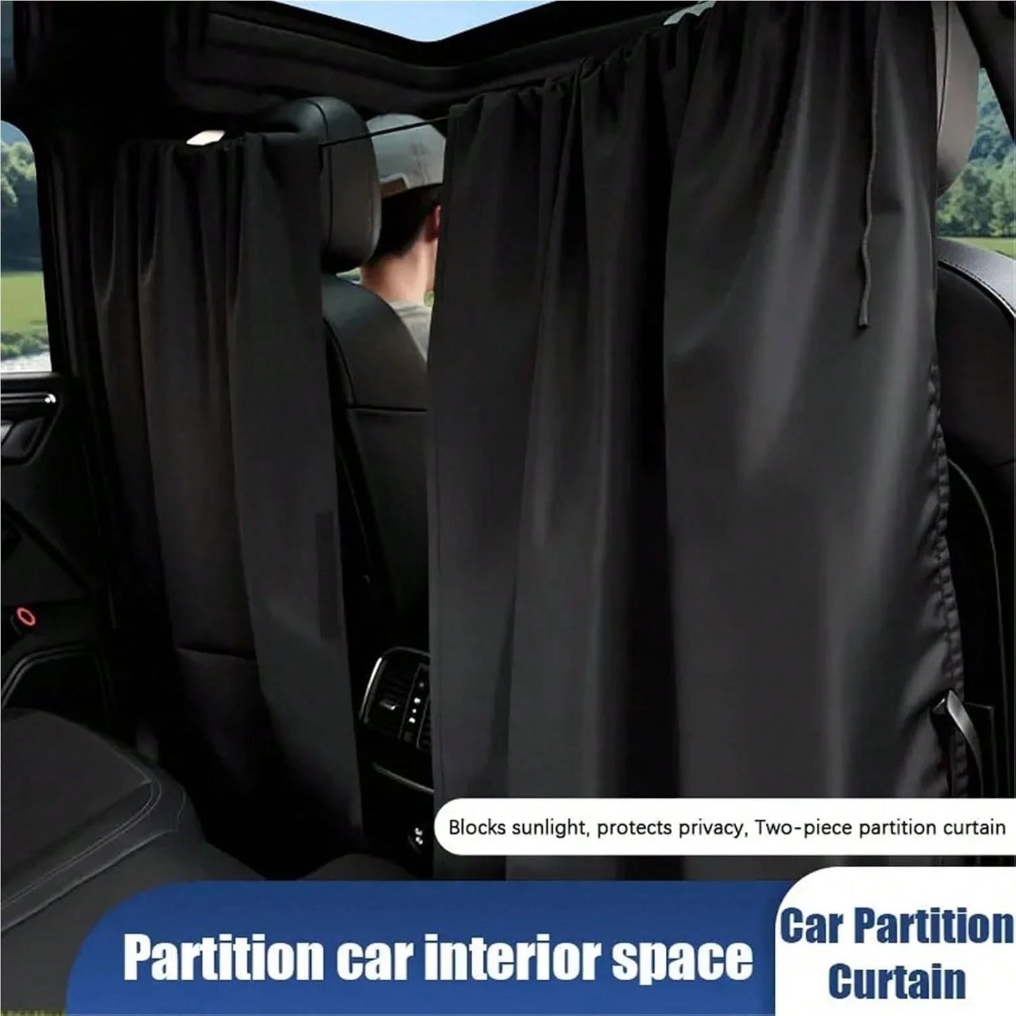3PCS Car Window Shades Kit,Thickened Car Window Covers For Privacy And Maintaining Cool Auto Interior Temperature,Universal Cars Curtains For Windows