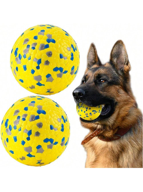 3pcs Dog Balls, Tennis Balls, Dog Toys, Suitable For Intense Chewing,Durable Teething Dog Toys, Floating Water Toys, Picking Balls, Suitable For Large&Medium Dogs