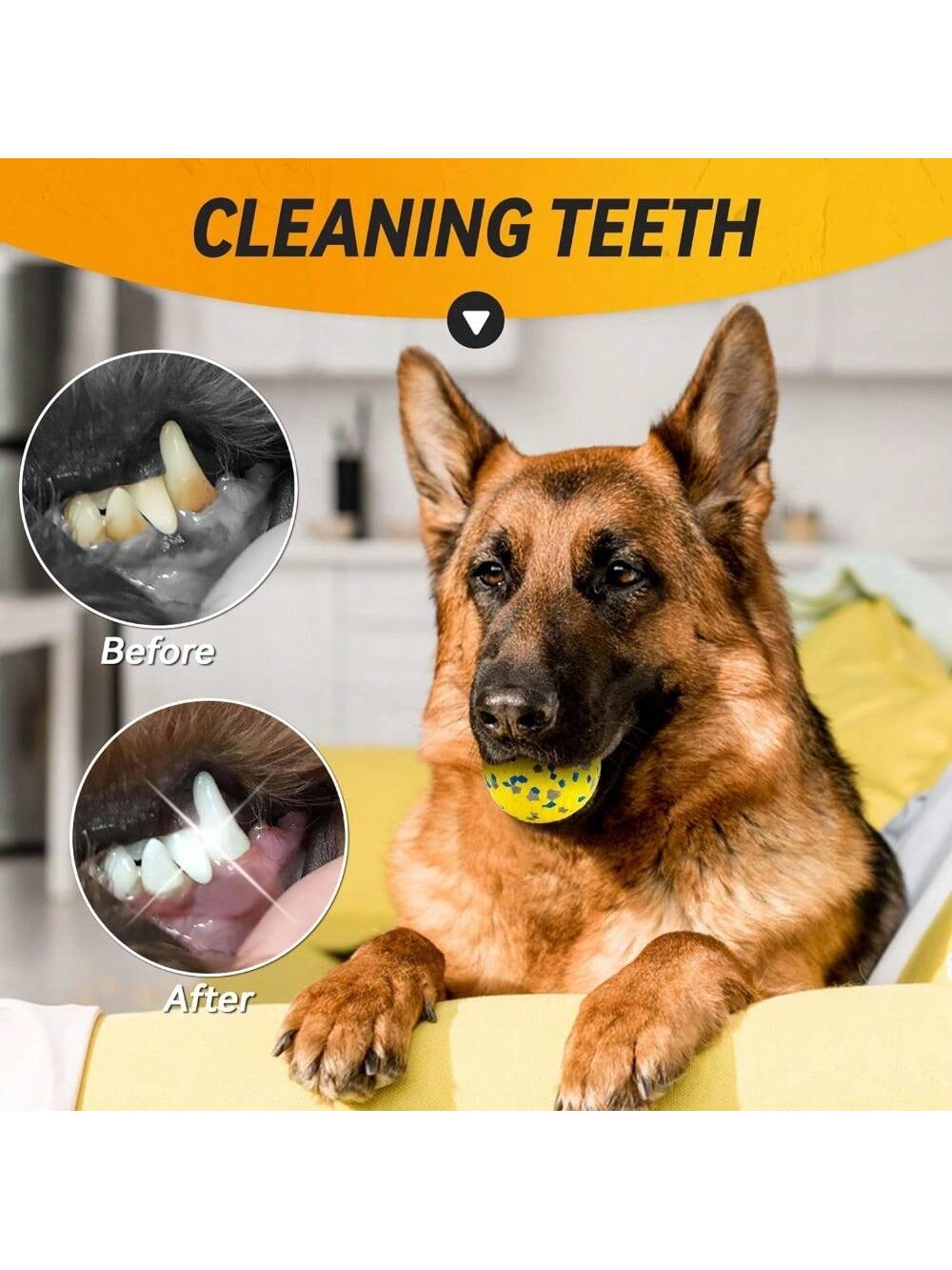 3pcs Dog Balls, Tennis Balls, Dog Toys, Suitable For Intense Chewing,Durable Teething Dog Toys, Floating Water Toys, Picking Balls, Suitable For Large&Medium Dogs