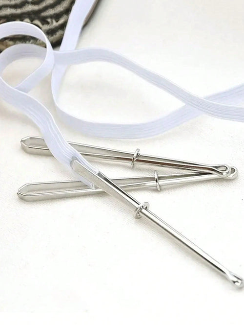3pcs Elastic Band Threader, Threader, Clip Threader, Cord Threader, Sewing Tools