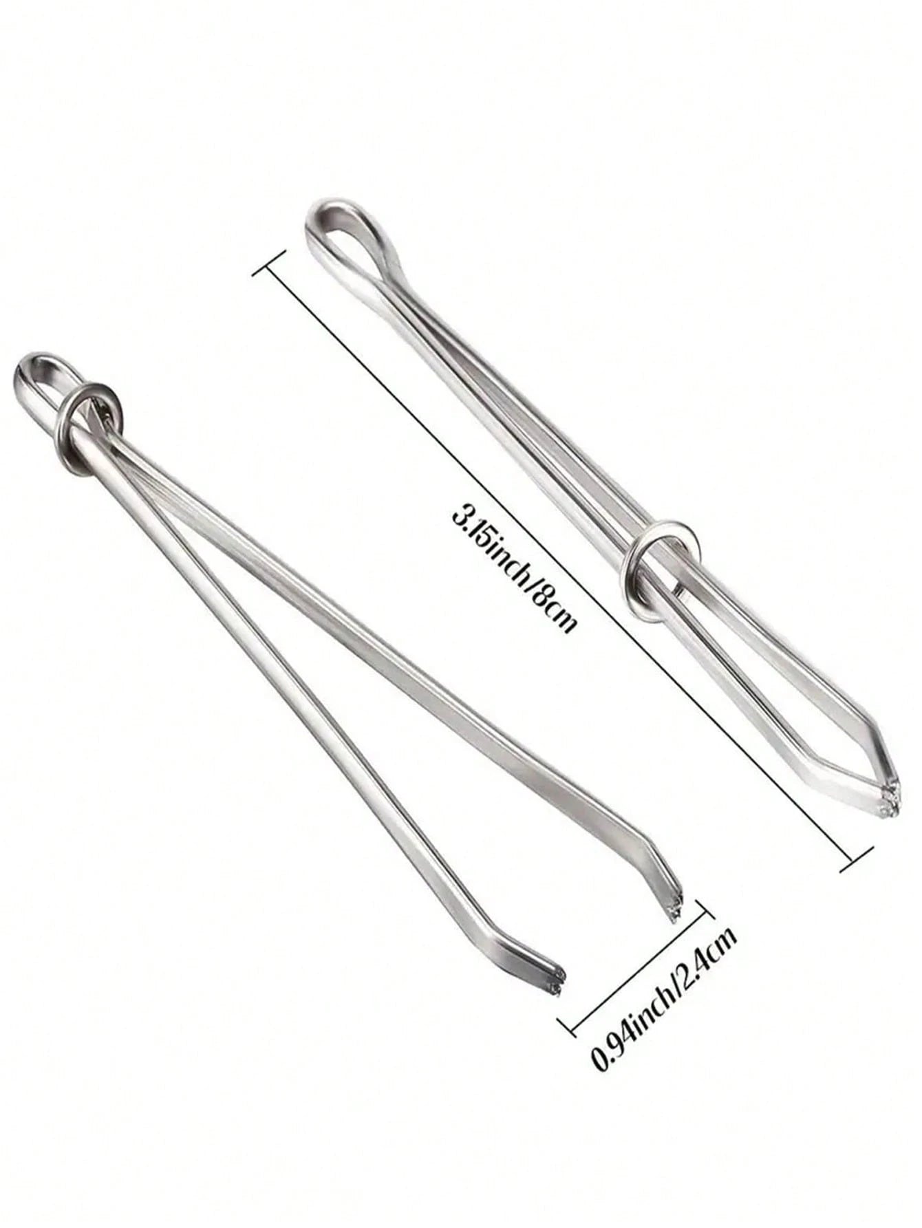 3pcs Elastic Band Threader, Threader, Clip Threader, Cord Threader, Sewing Tools