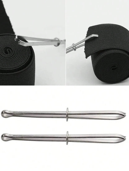 3pcs Elastic Band Threader, Threader, Clip Threader, Cord Threader, Sewing Tools