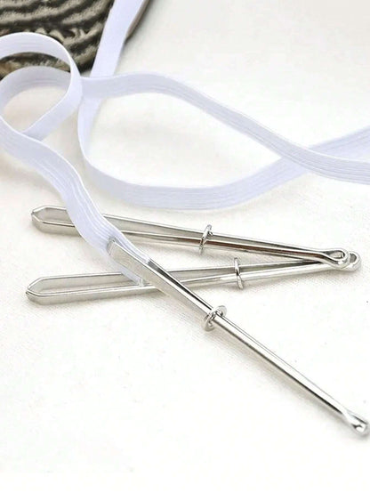 3pcs Elastic Band Threader, Threader, Clip Threader, Cord Threader, Sewing Tools