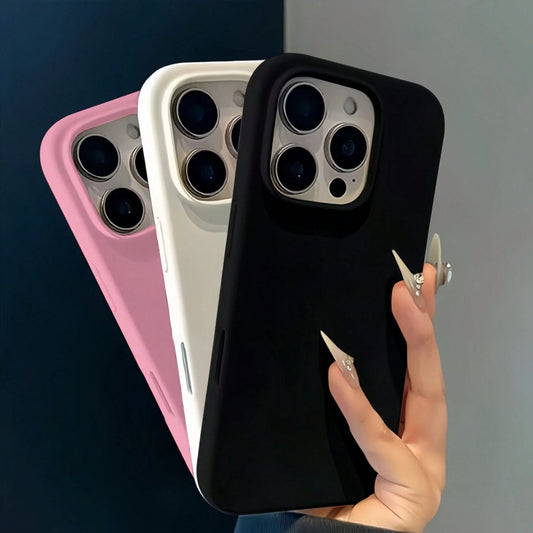 3pcs Matte Solid Color Full Coverage Anti-Drop Phone Case Compatible With Apple 17PROMAX/16PROMAX/15PLUS/15PRO/15/14PROMAX/14PLUS/14PRO/14/13PROMAX/13PRO/13/12PROMAX/12PRO/12 11PROMAX/11PRO/11/XSMAX/X