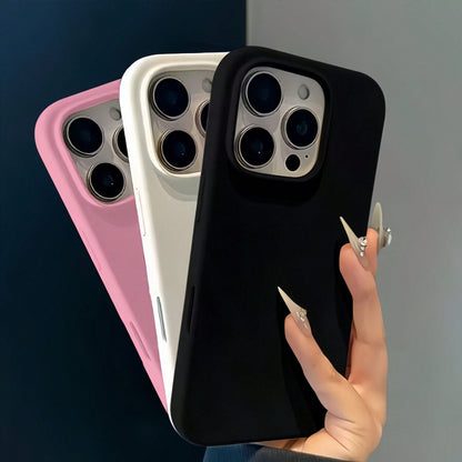 3pcs Matte Solid Color Full Coverage Anti-Drop Phone Case Compatible With Apple 17PROMAX/16PROMAX/15PLUS/15PRO/15/14PROMAX/14PLUS/14PRO/14/13PROMAX/13PRO/13/12PROMAX/12PRO/12 11PROMAX/11PRO/11/XSMAX/X