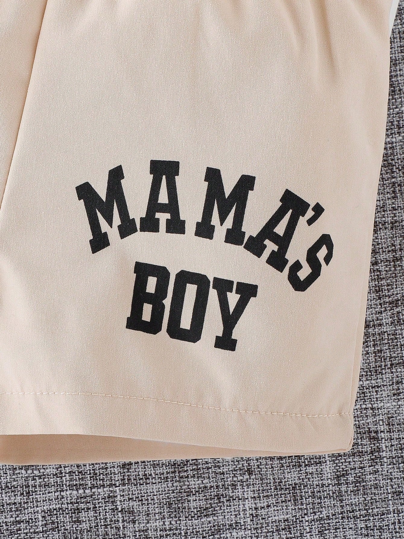 3pcs/Set Baby Boys' Letter Printed Casual Sports Shirt, Short Sleeve T-Shirt And Shorts Set For Summer