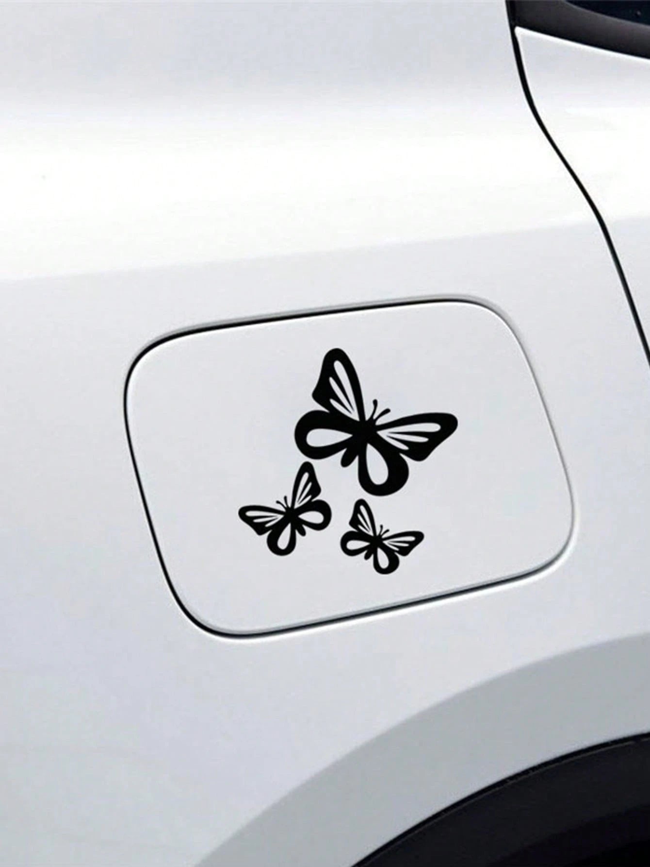 3pcs/Set Butterfly Car Decals Stickers For Gas Cap, Windows, Bumper Decoration