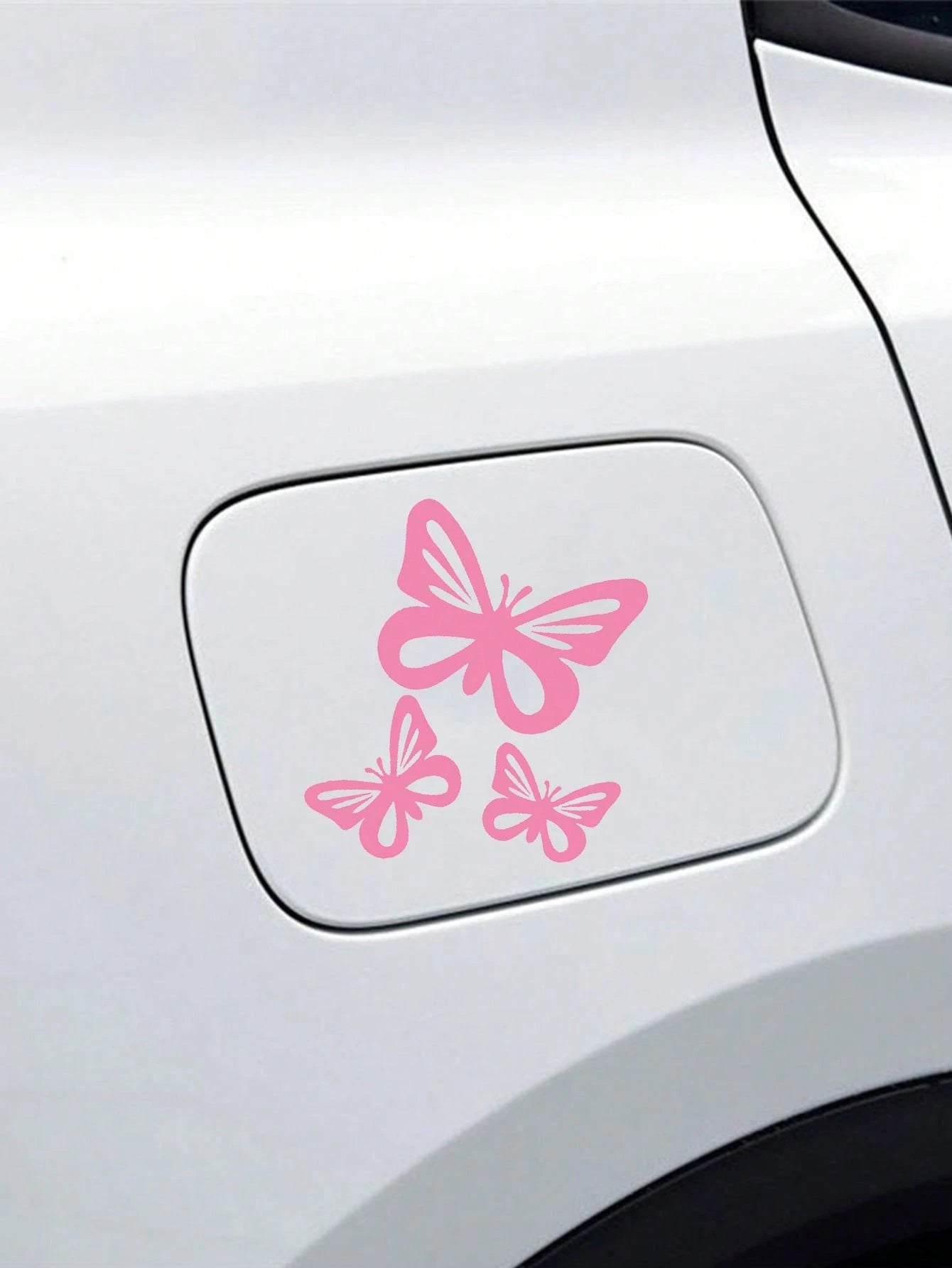 3pcs/Set Butterfly Car Decals Stickers For Gas Cap, Windows, Bumper Decoration