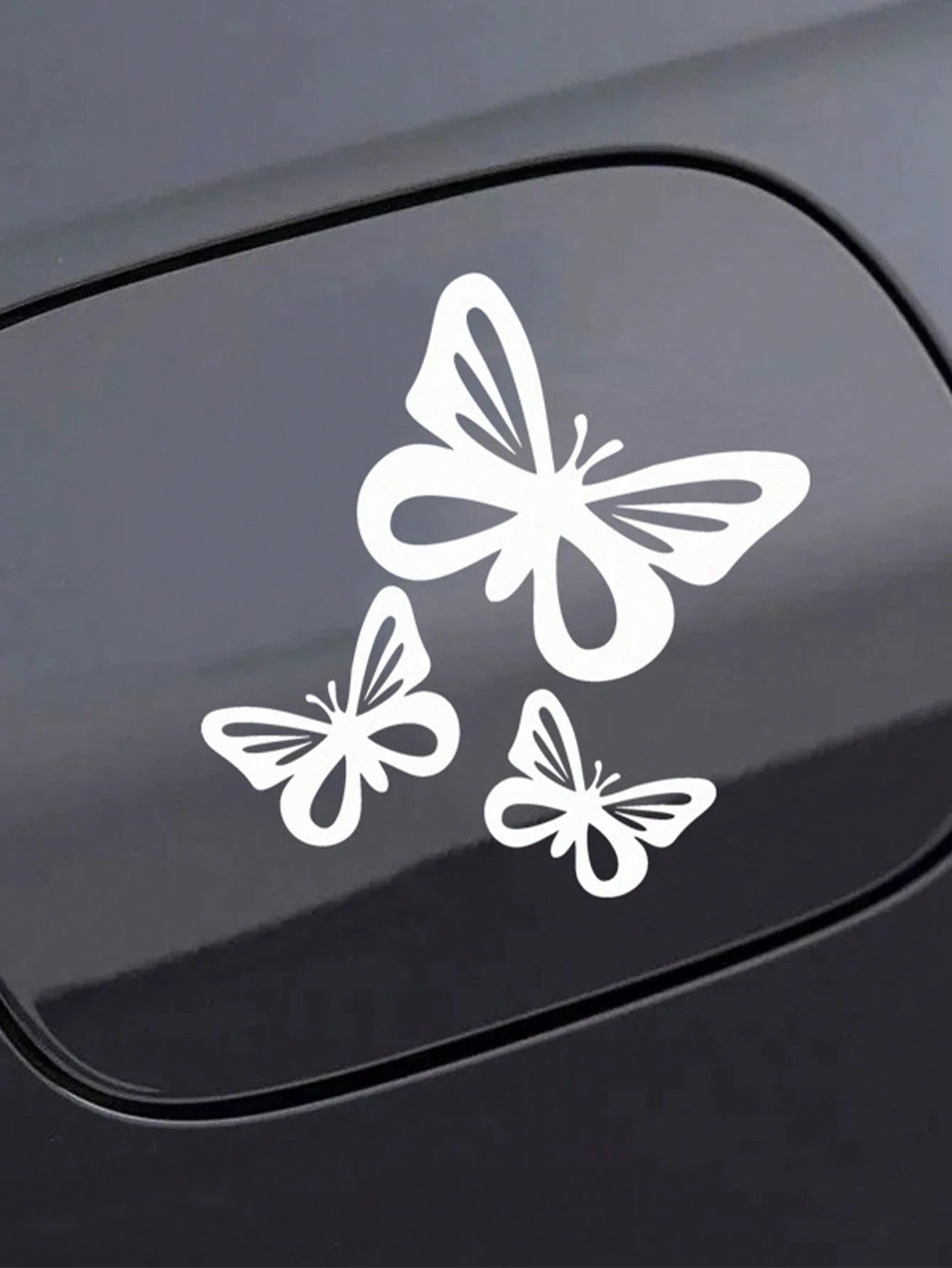 3pcs/Set Butterfly Car Decals Stickers For Gas Cap, Windows, Bumper Decoration