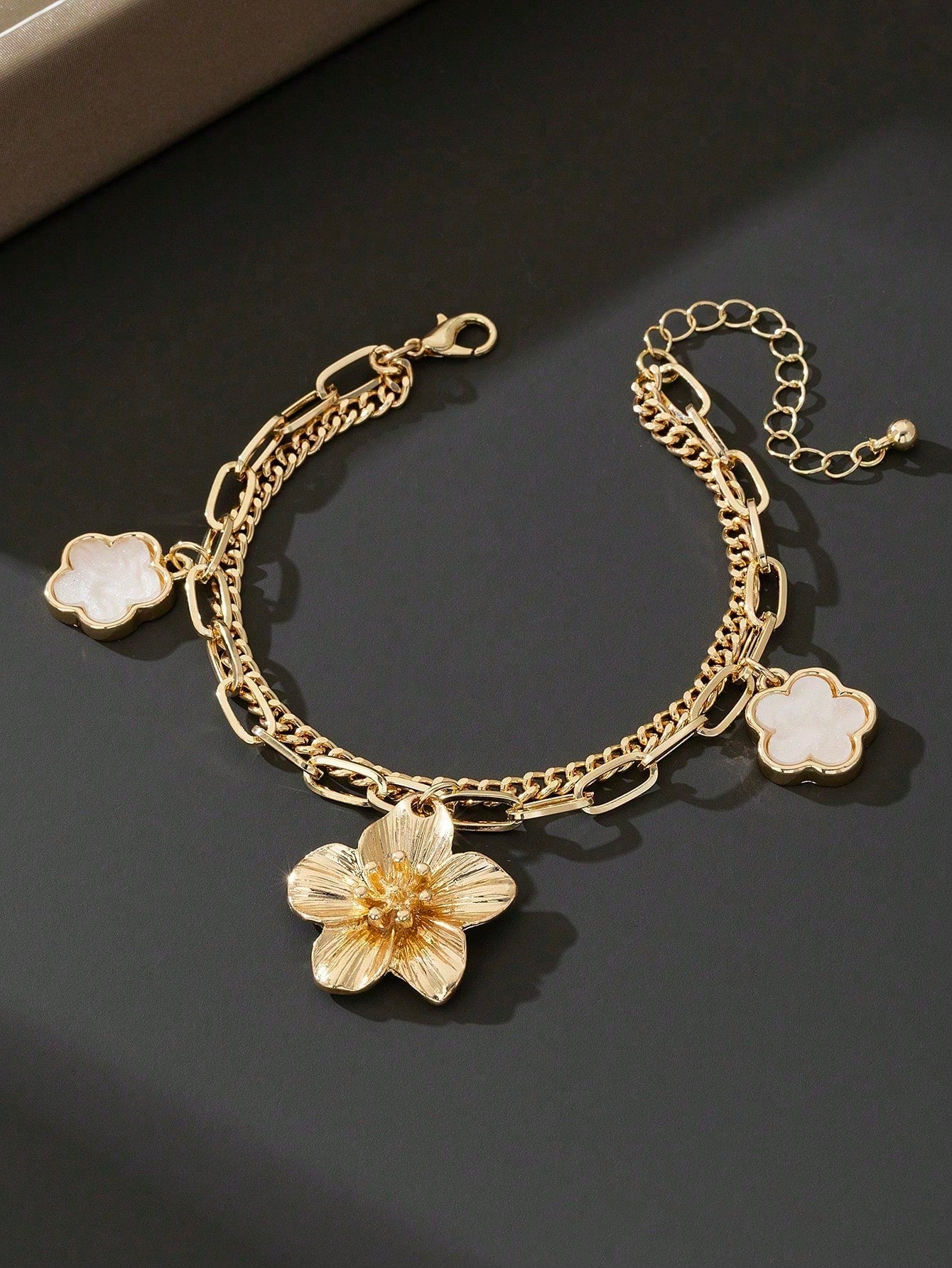 3pcs/Set Fashionable Snake Chain, Braided Chain Anklet Set, Suitable As Gifts For Friends