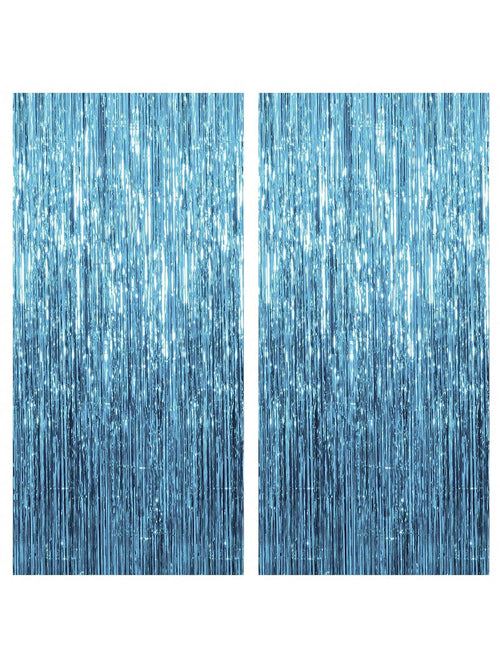 4 Packs Foil Curtain Backdrop Silver Metallic Tinsel Foil Fringe Curtains Photo Booth Props For Birthday Wedding Engagement Baby Shower Bachelorette Christmas Holiday Celebration Party Decorations