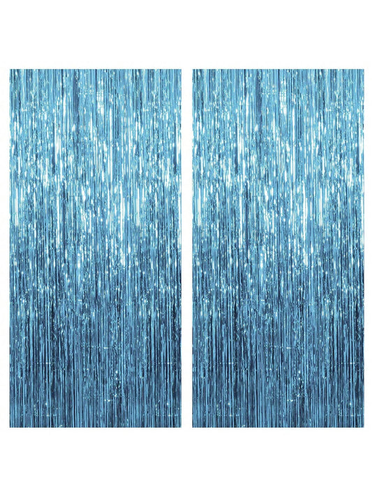 4 Packs Foil Curtain Backdrop Silver Metallic Tinsel Foil Fringe Curtains Photo Booth Props For Birthday Wedding Engagement Baby Shower Bachelorette Christmas Holiday Celebration Party Decorations