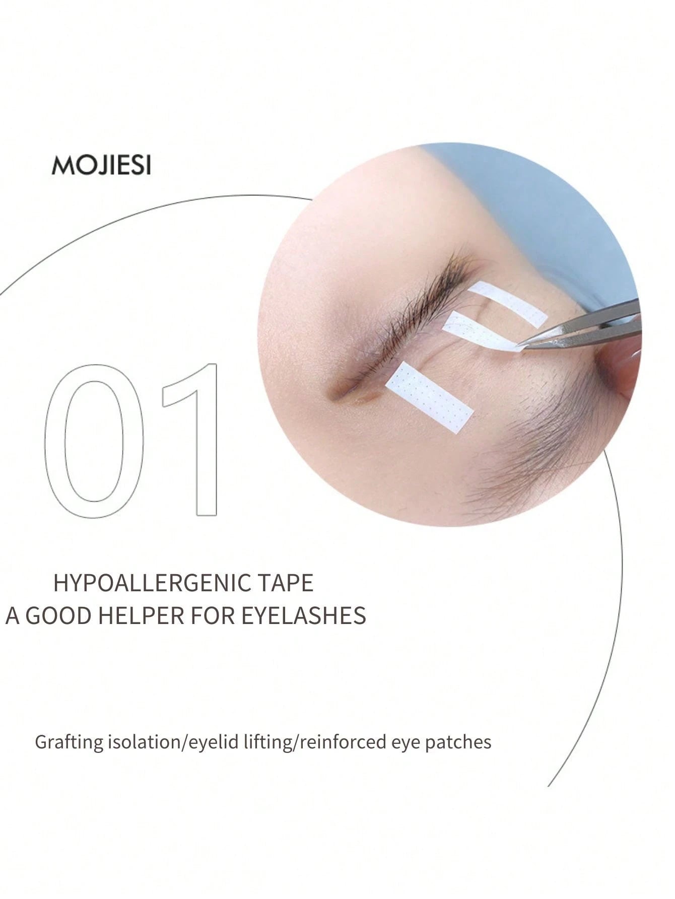 4mm Eyelash Lifting Tape (2/5/10 Rolls), Sponge Eyelash Tape, Easy-Tear, Breathable And Sensitive Eyelash Extension Tool, Breathable Eyelash Transplant Tape, Perforated Isolation Tape, Eyelash Beauty