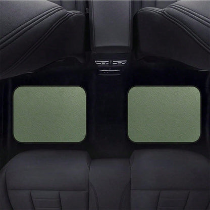 4PC, Non-Slip Material Car Floor Mats, Green Three-Dimensional Wave Texture Style, Suitable For Sedans And SUVs, Interior Decoration Accessories, Protects The Bottom Of The Car Interior