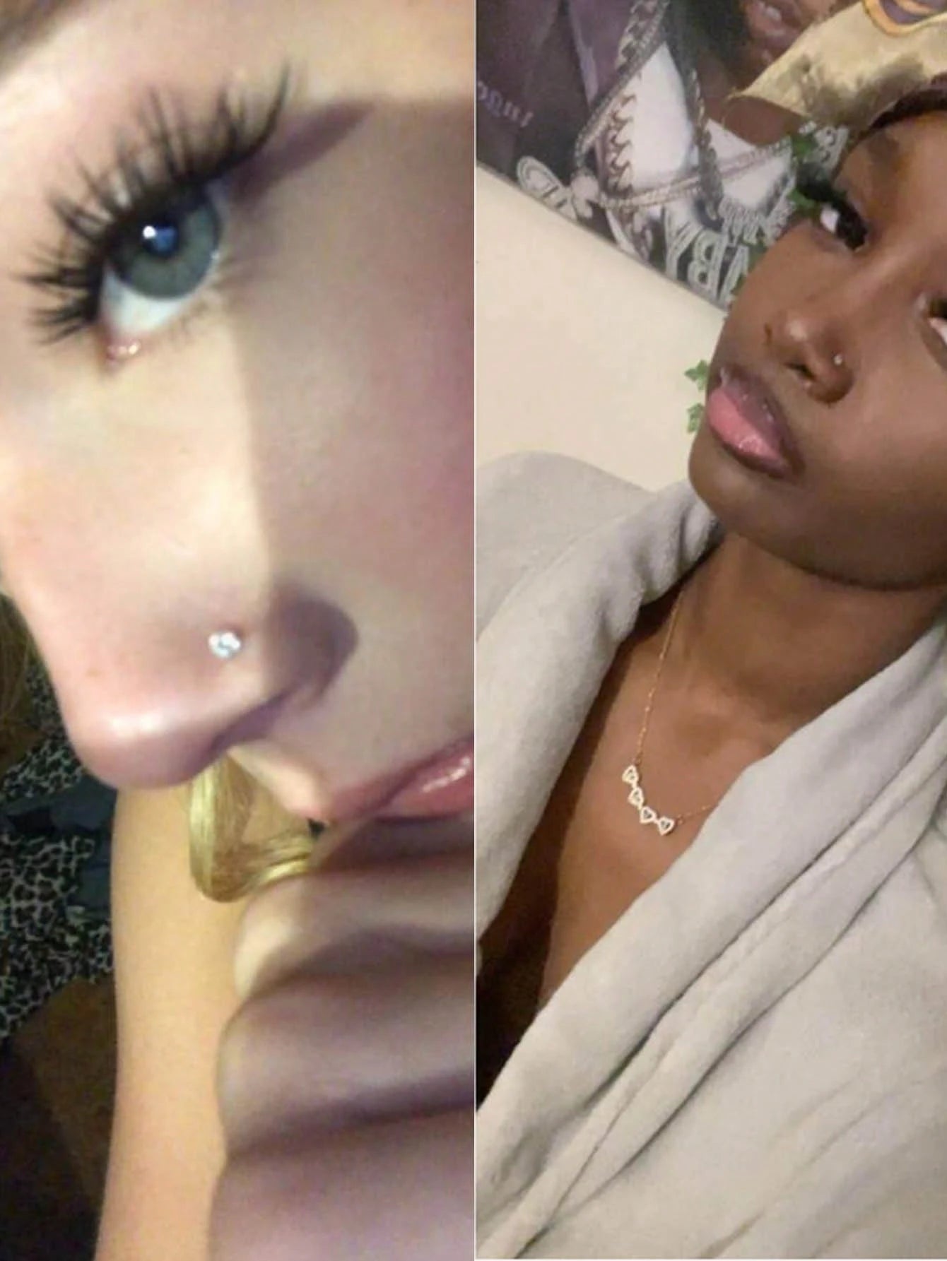 4pcs 1.5/2/2.5/3mm Shiny Cubic Zirconia Nose Piercing Jewelry, L-Shaped Nose/Ear Piercing Jewelry, 18K Gold Plated Claw Set Zirconia Nose Rings, Fashionable Body Piercing Jewelry For Women Daily Wear
