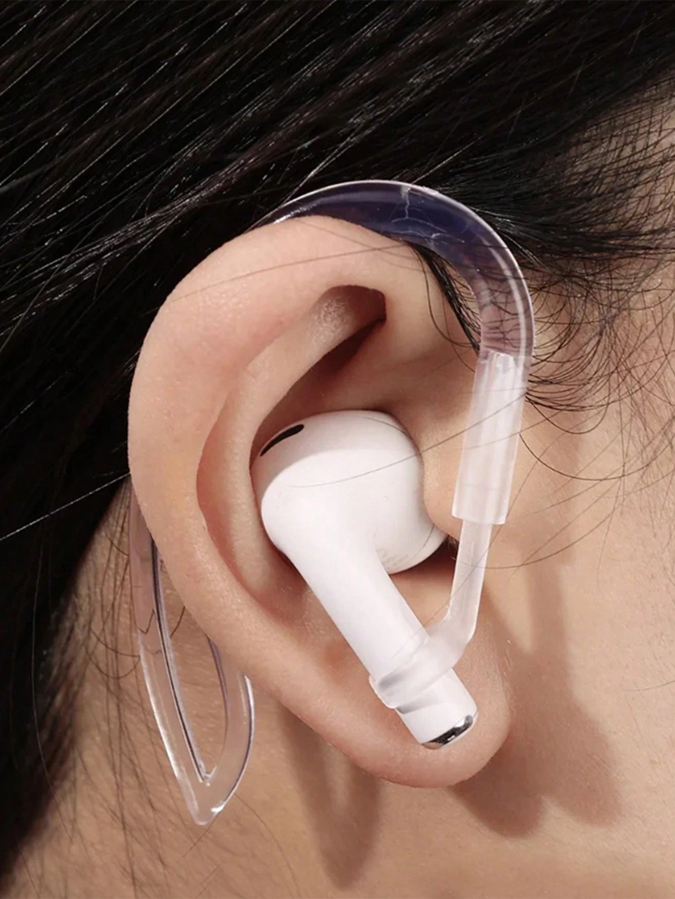 4pcs Airpods Ear Hooks Wireless Earphones Anti-Drop Anti-Lost Hanging Buckle 6mm Ear Hook