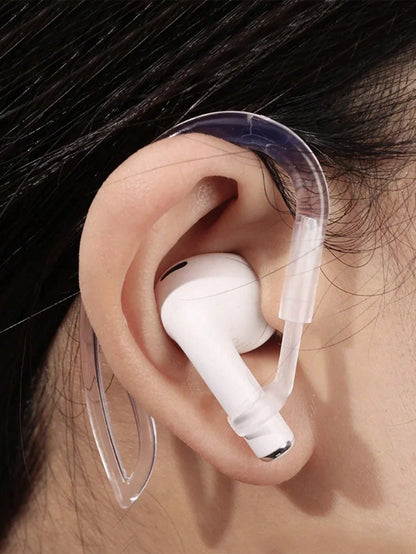 4pcs Airpods Ear Hooks Wireless Earphones Anti-Drop Anti-Lost Hanging Buckle 6mm Ear Hook