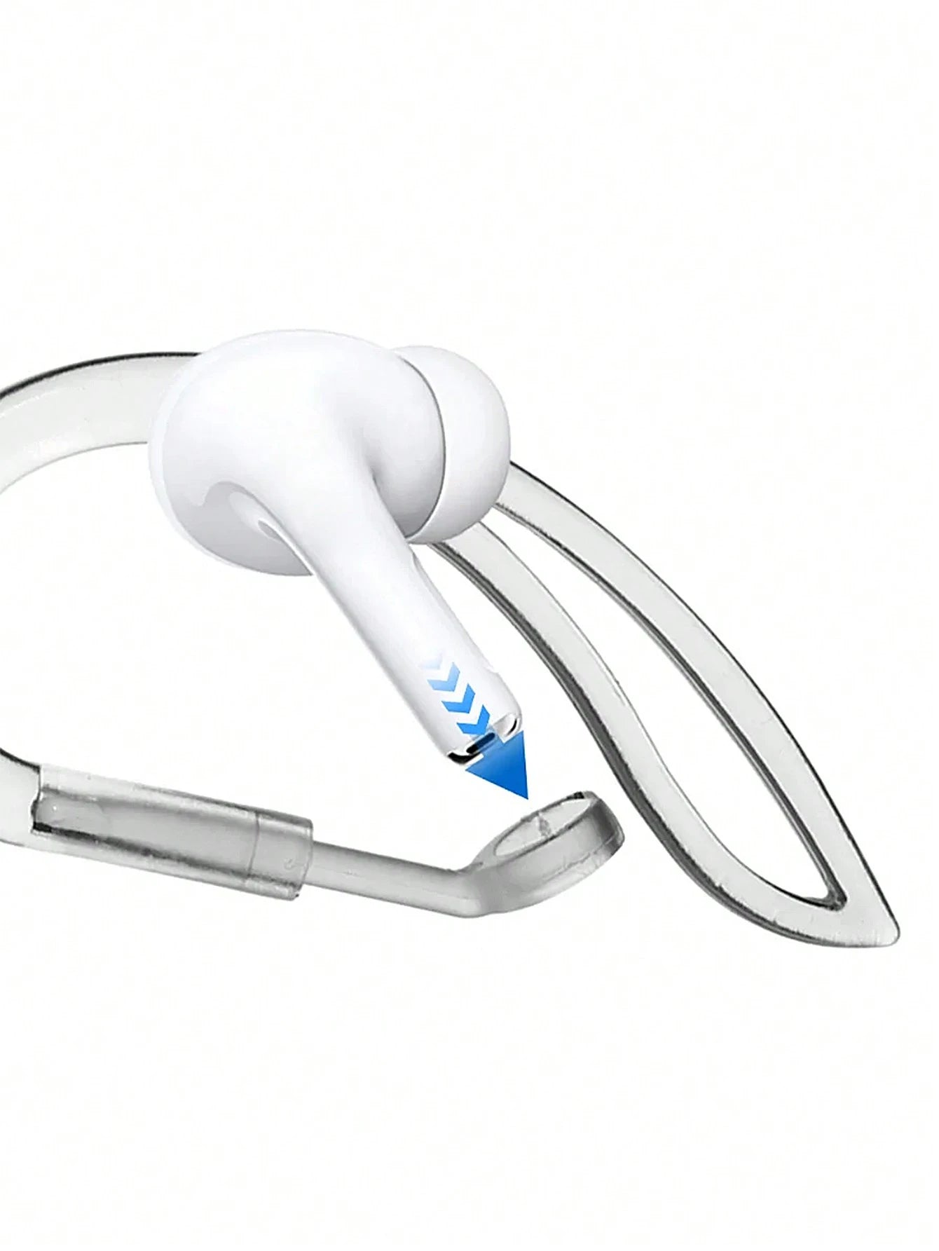 4pcs Airpods Ear Hooks Wireless Earphones Anti-Drop Anti-Lost Hanging Buckle 6mm Ear Hook