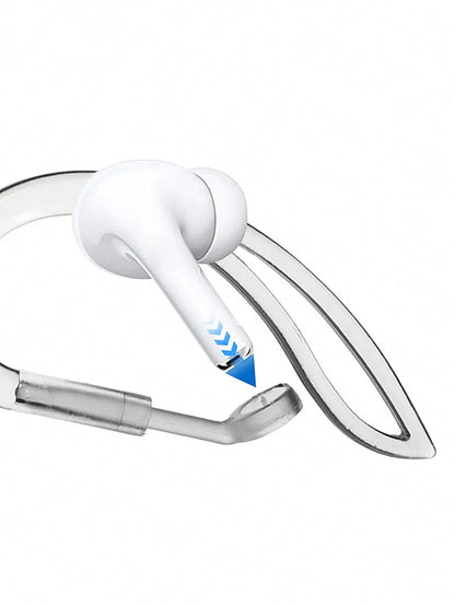 4pcs Airpods Ear Hooks Wireless Earphones Anti-Drop Anti-Lost Hanging Buckle 6mm Ear Hook