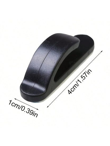 4pcs Convenient Black Auto Car Truck Self Adhesive Hook Hanger Bag Purse Organizer Holder
