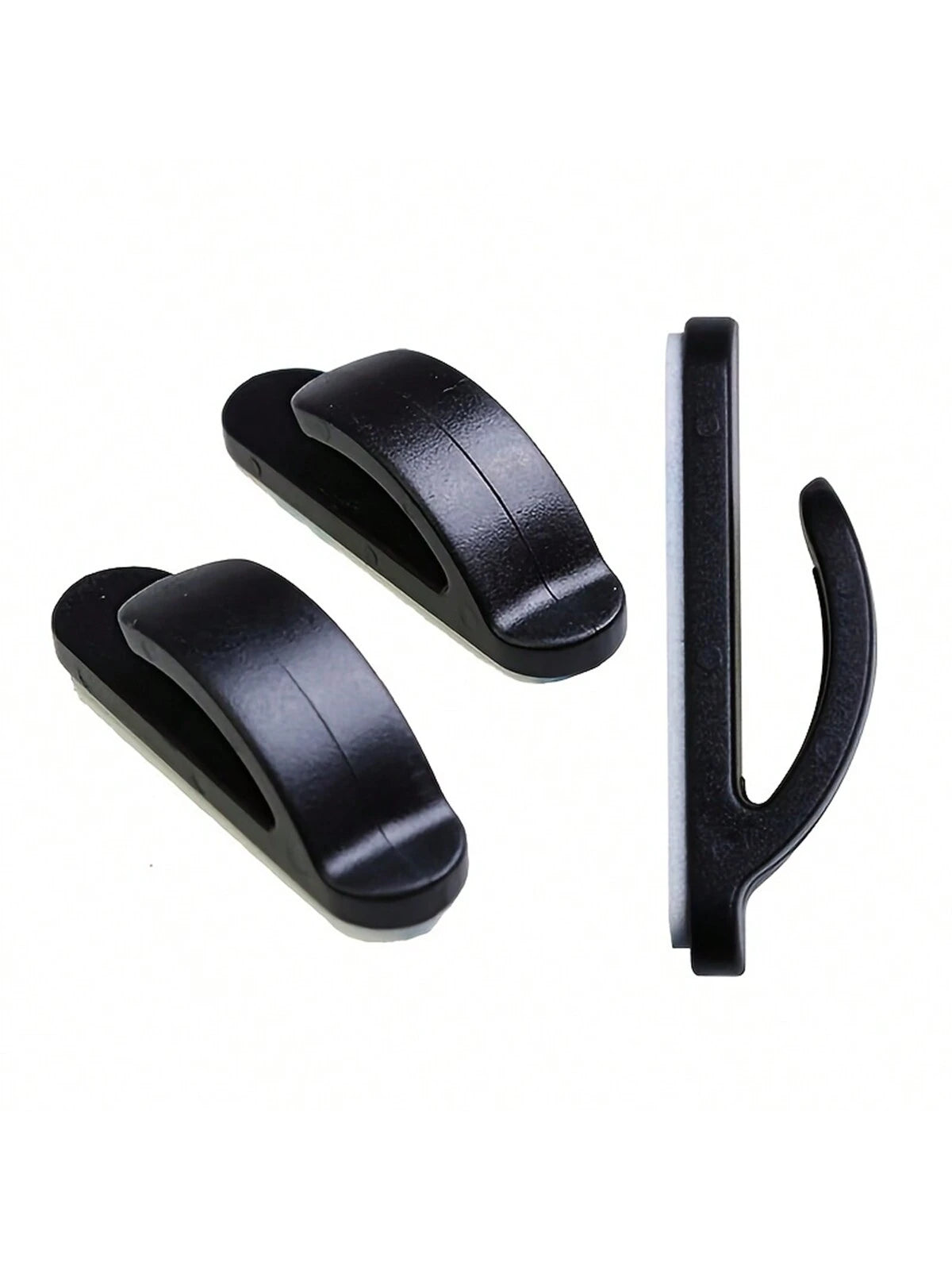 4pcs Convenient Black Auto Car Truck Self Adhesive Hook Hanger Bag Purse Organizer Holder
