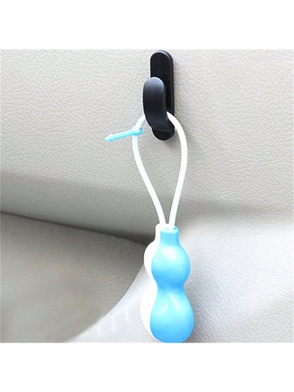4pcs Convenient Black Auto Car Truck Self Adhesive Hook Hanger Bag Purse Organizer Holder