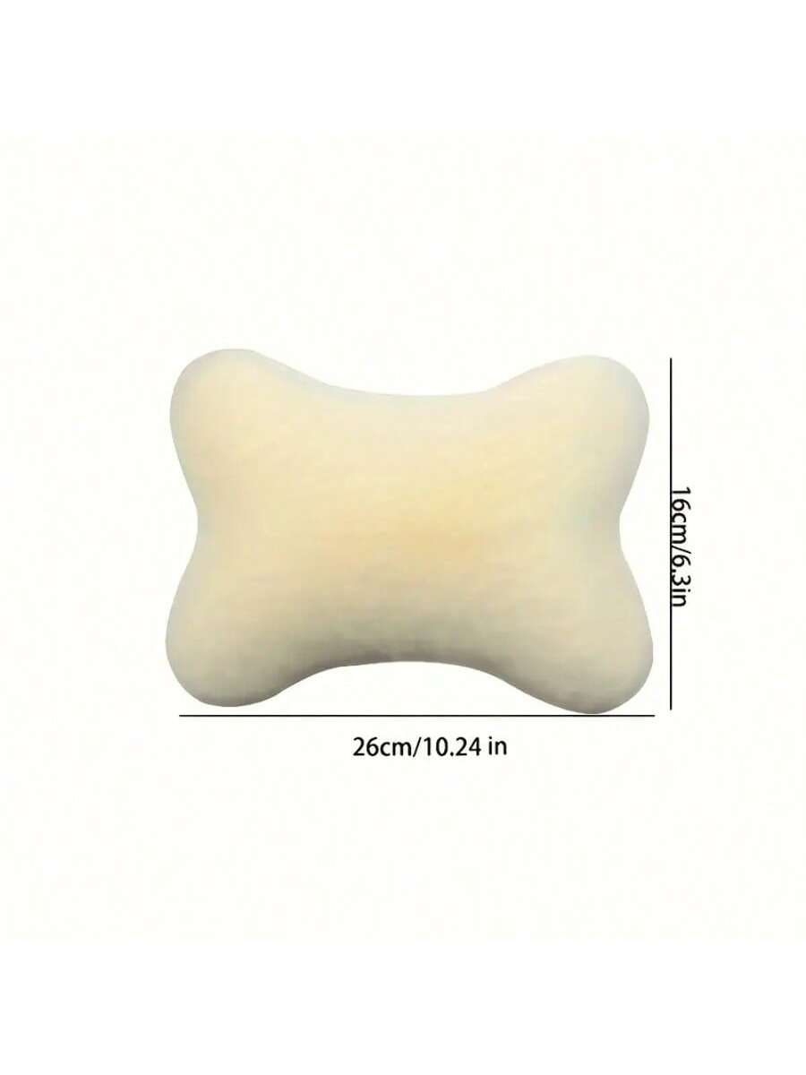 4pcs Luxury Plush Car Neck Pillows, Comfortable Neck Support, Faux Fur Texture, Soft Sponge Padding, Makes Traveling More Comfortable,Car Pillow