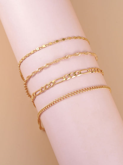4pcs Minimalist Anklet