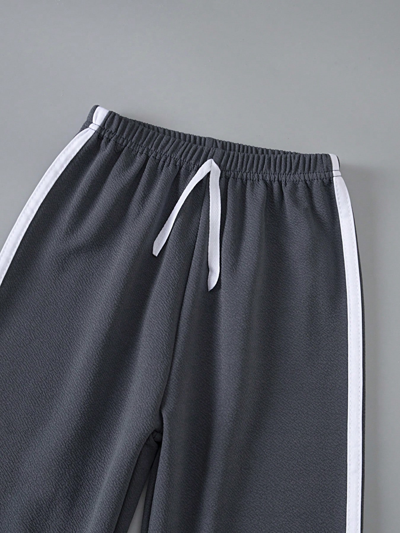 4pcs/Set Kids Casual Pants, Lightweight Drawstring Ankle Length Trousers, Versatile Daily Wear For Boys Aged 3-12, Spring/Summer