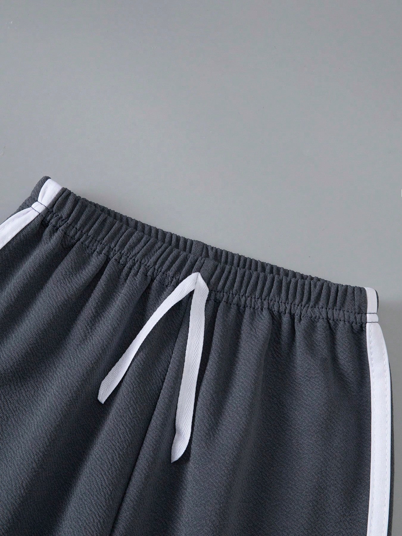 4pcs/Set Kids Casual Pants, Lightweight Drawstring Ankle Length Trousers, Versatile Daily Wear For Boys Aged 3-12, Spring/Summer