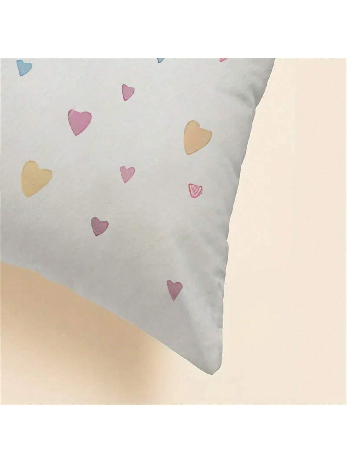 4pcs Vintage Rainbow Sun Heart Throw Pillow Covers, Colorful Weather Theme Pillow Shams, Suitable For Nursery, Girls Room Decor, 17.7*17.7 Inches, 4 Piece Set, Room Decor, Bedroom Decor, Living Room D