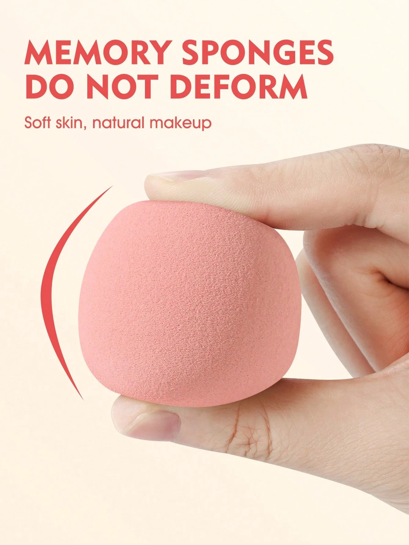 5/10/15/25/30/40/50PCS Multicolor Latex Free Makeup Sponges Wet Dry Dual Use Cosmetic Sponges For Foundation Liquid Cream Powder Seamless Blending Portable Vanity Bedroom Travel Affordable Makeup Acce