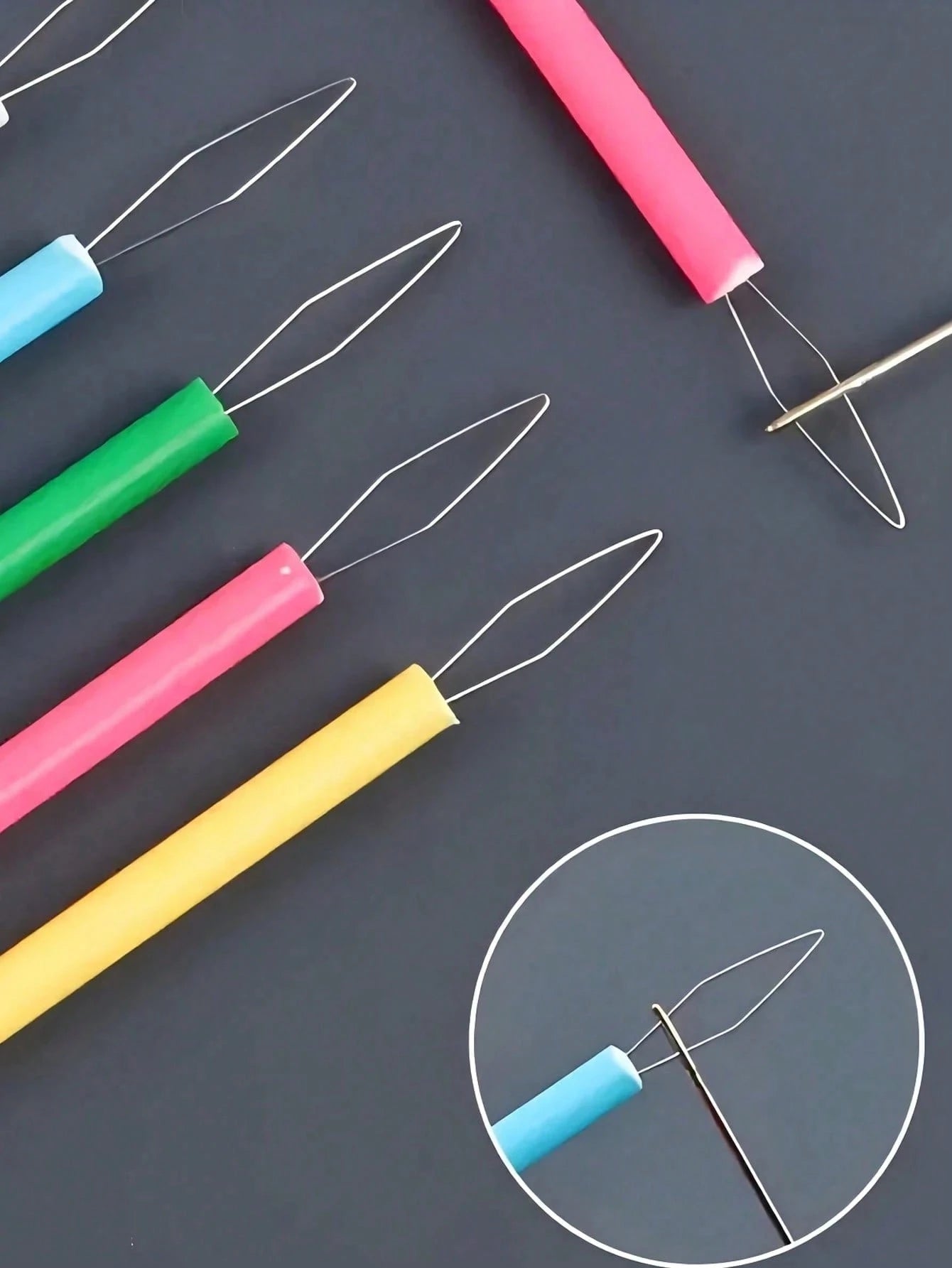 5/10/20/30pcs Colorful Plastic Needle Threaders- Cylindrical Needle Threader Set, DIY Sewing Accessories, Easy Threading Tool, Beading Needle Helper, Elderly Friendly Needle Threaders, Random Color