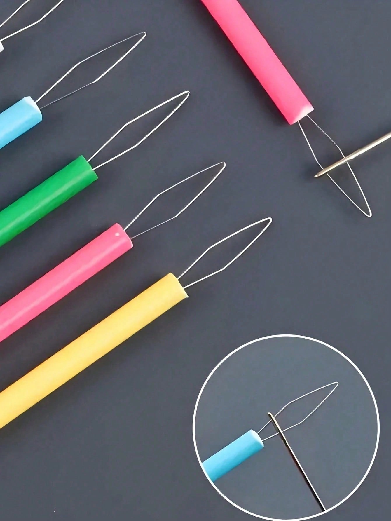 5/10/20/30pcs Colorful Plastic Needle Threaders- Cylindrical Needle Threader Set, DIY Sewing Accessories, Easy Threading Tool, Beading Needle Helper, Elderly Friendly Needle Threaders, Random Color