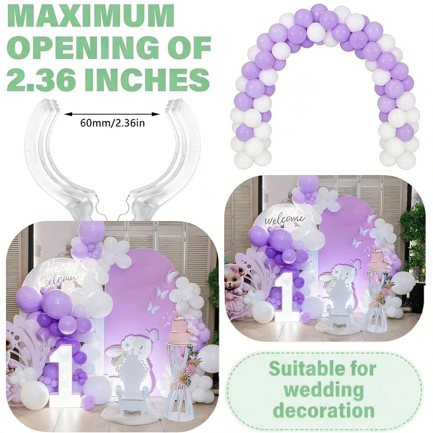 5/10pcs 3.5 Inch Heavy Duty Transparent Plastic Spring Clamps| Multipurpose Balloon Arch Clips For Backdrop Fixing, Sturdy Craft Clamps