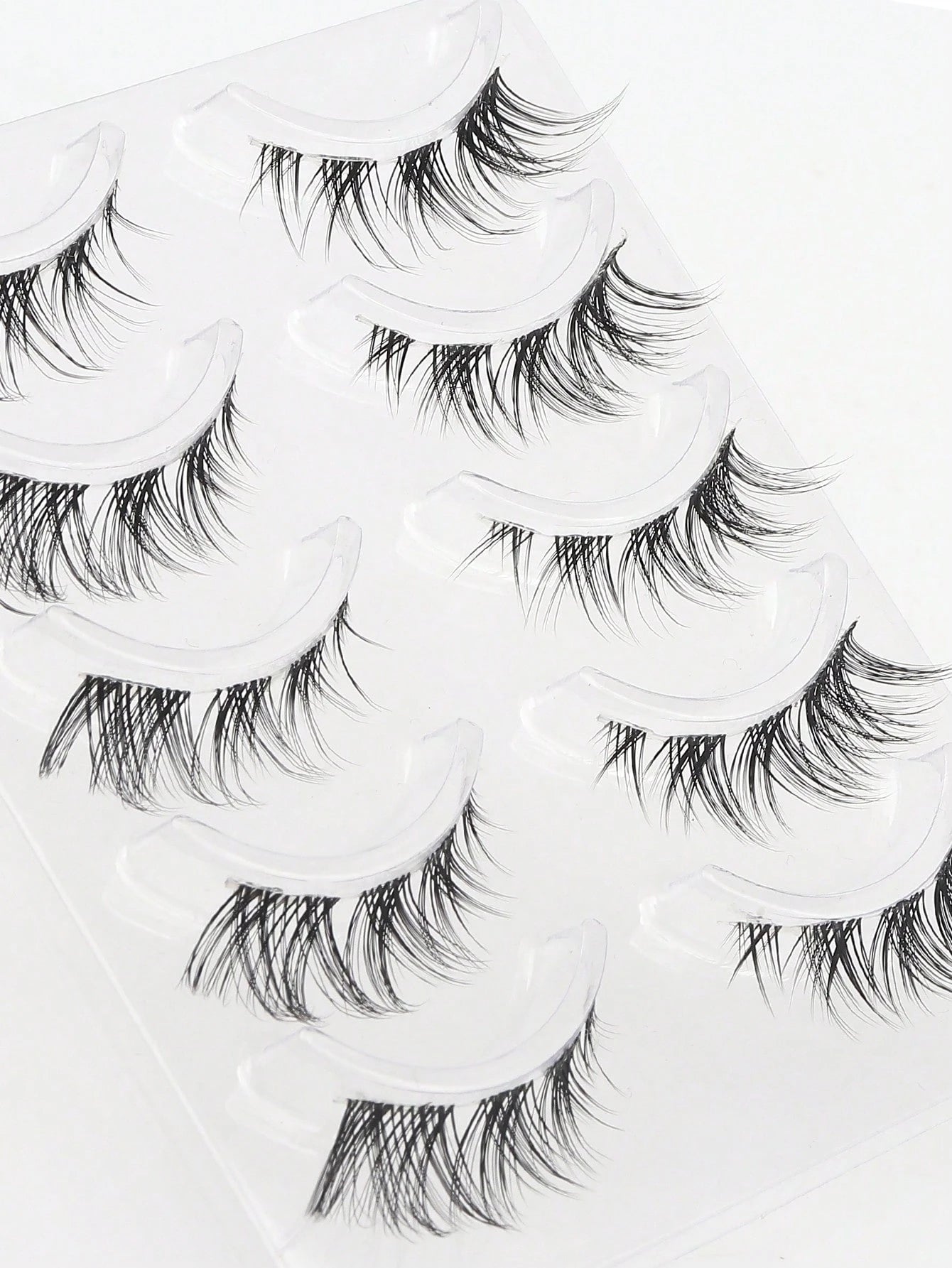 5 Pairs Fox Style Natural & Long & Wispy False Eyelashes ForDaily Party Makeup, Cat Eye & Fairy Style False Lashes ForGlamorous Look