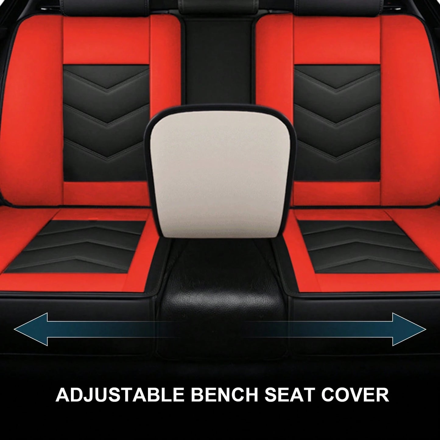 5 Seats Full-Cover PU Leather Car Seat Covers, Full Coverage Wrapping Wear-Resistant Auto Seat Protectors, Waterproof Easy Install Universal Car Seat Cushions, Premium PU Leather Auto Interior Accesso