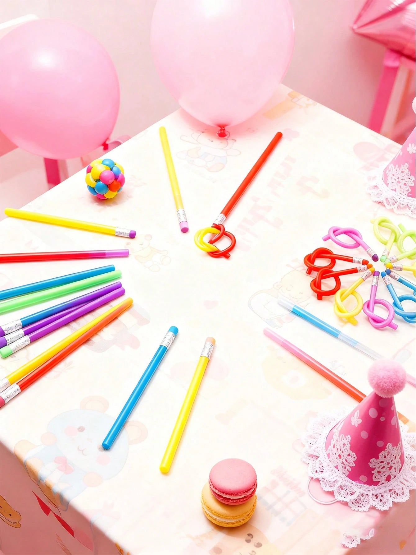 50pcs Flexible Pencils,Magic Bendable Pencils,Back To School Stuff For Kids,Multi-Colored Fun Soft Pencils With Erasers,Party Favors,Classroom Supplies,Stocking Stuffers,Birthday Gifts,Perfect Gifts