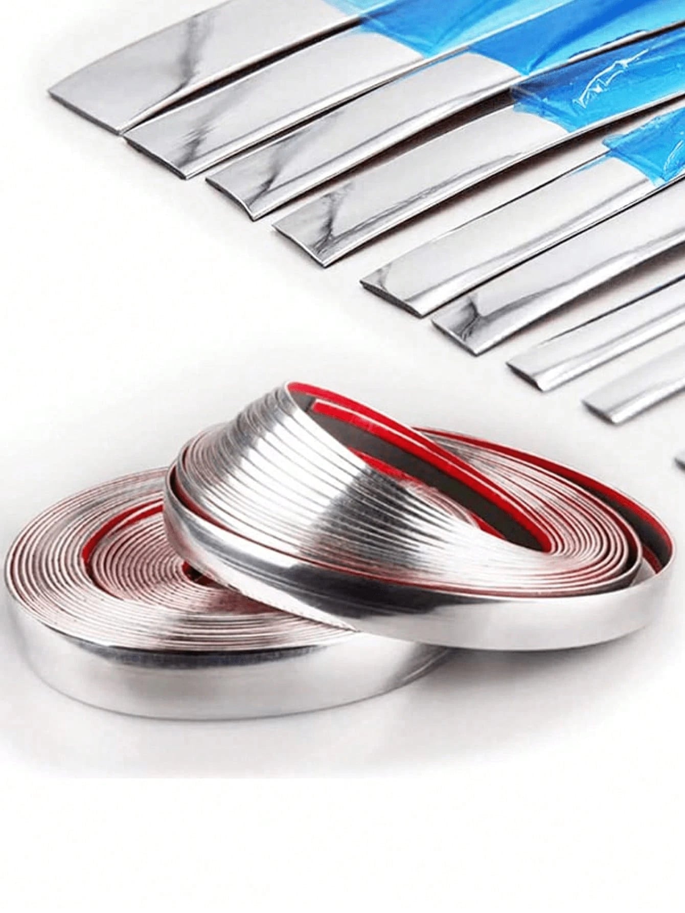 5m/197in Car Decorative Strip- Electroplated Glossy Finish, Suitable For Car Body And Windows, Anti-Scratch Bumper Protection Strip, Car Door Edge Protection Strip, Car Door Edge Decorative Strip, Ca