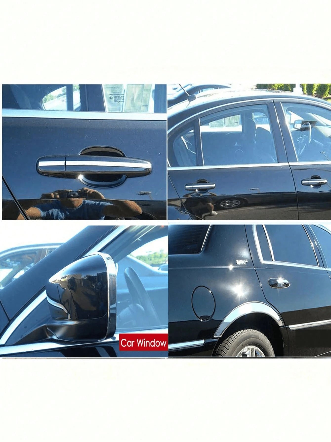 5m/197in Car Decorative Strip- Electroplated Glossy Finish, Suitable For Car Body And Windows, Anti-Scratch Bumper Protection Strip, Car Door Edge Protection Strip, Car Door Edge Decorative Strip, Ca